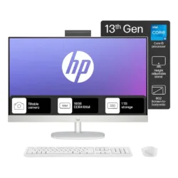 HP All-in-One Desktop Intel I5 13 Gen | 16GB | 1TB SSD | 27 Inch LED | Win 11 (HP AiO 27-cr0407in)