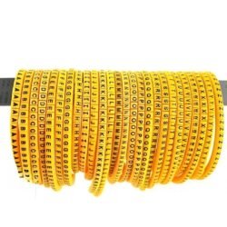 Cable and Wire Marker Ferrules Self Locking 6mm A To Z  (Pack Of 26)