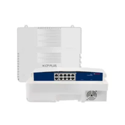 CP-Plus Poe Switch 8 Port Outdoor (8 FE+ 2 FE Port)