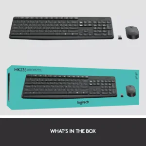 Logitech Wireless Keyboard Mouse Combo MK235