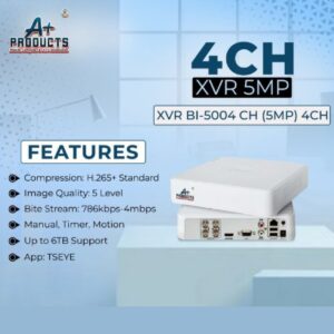 A+Products 4ch XVR upto 5MP Support
