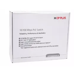 CP-Plus Poe Switch 4 Port (4 FE + 2 FE Port) CP-DNW-HPU4H2-48-V2