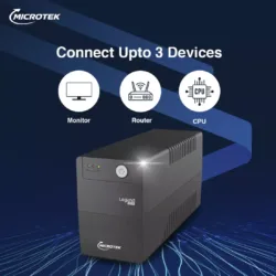 Microtek 650VA LEGEND 750M UPS (2+2 Warranty)