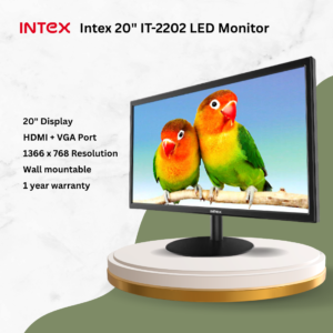 Intex 20" LED Monitor IT-2202 /HD/1 year warranty